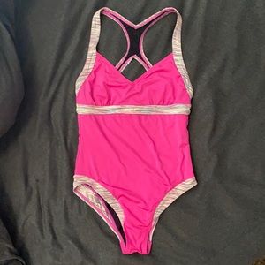 TYR Light Magenta One Piece Bathing Suit - S (4/6)